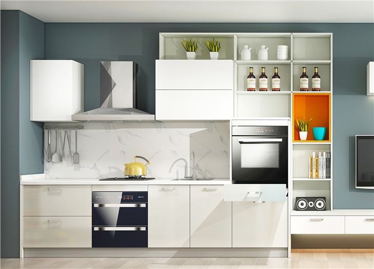 Modern White Kitchen Cabinet