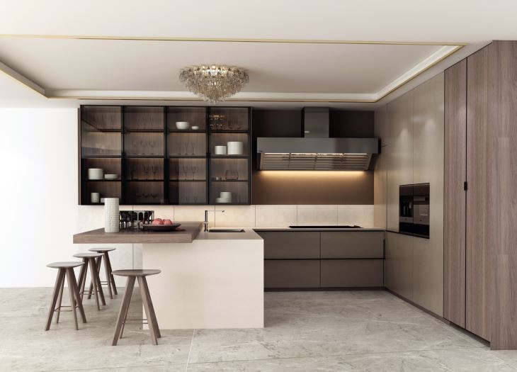 Modular Melamine Kitchen Cabinet