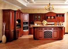 Durable Solid Wood Kitchen Cabinets