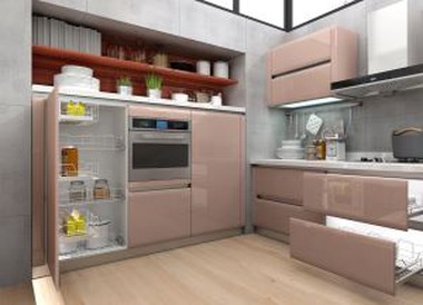 Bespoke Lacquer Kitchen Cabinets