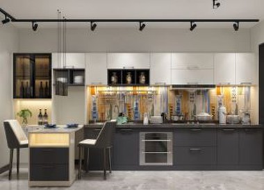 Custom PVC Kitchen Cabinets