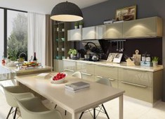 Customized Lacquer Kitchen Cabinet