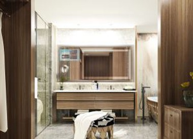 Double Sink Bathroom Cabinet
