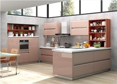 Flat Front Kitchen Cabinet