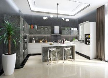 Gloss Lacquer Kitchen Cabinet