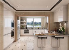 High Gloss Acrylic Kitchen Cabinet
