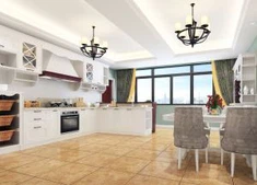 L-shaped Kitchen Cabinets