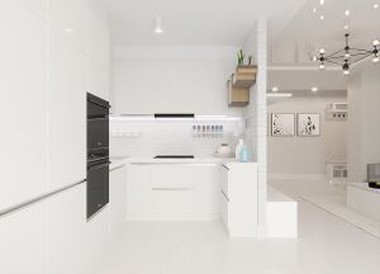 Lacquer Handleless Kitchen Cabinet