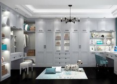 Luxury Grey Bedroom Wardrobe