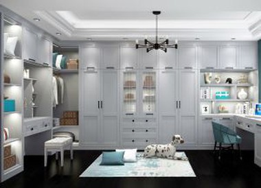 Luxury Grey Bedroom Wardrobe
