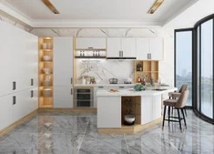 Melamine Board Kitchen Cabinets