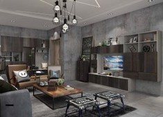 Modern Melamine TV Cabinet