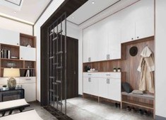 Modern Hallway Storage Cabinet