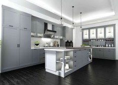 Modern Solid Wood Kitchen Cabinet