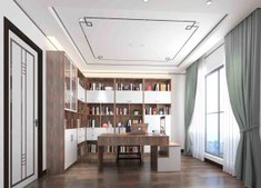 Contemporary Home Office Cabinets