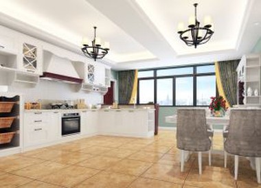 PVC Coated Kitchen Cabinet