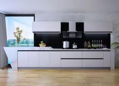 White Lacquer Kitchen Cabinet