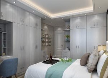 Wood Grain Modern Armoire