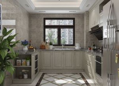Wood Grain Thermofoil Kitchen Cabinets