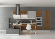 Wooden Melamine Kitchen Cabinet