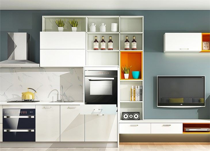 High Gloss Acrylic Kitchen Cabinets