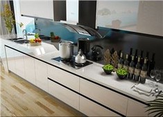 Durable Lacquer Kitchen Cabinet
