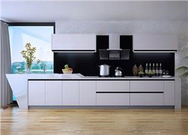 Lacquer Frameless Kitchen Cabinet