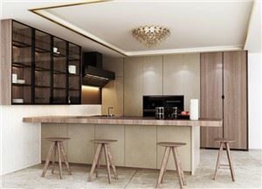 Modern Slab Kitchen Cabinets
