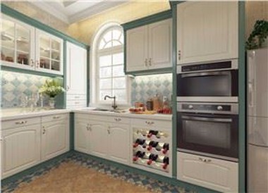 Vinyl Modular Kitchen Cabinet