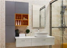 White Floating Vanity