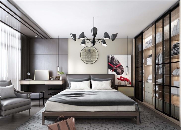 bedroom wardrobe layout