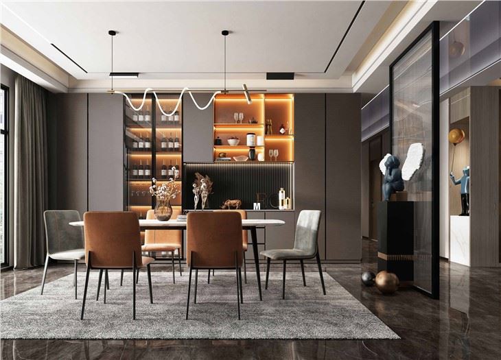 Dining Room Built In Cabinets