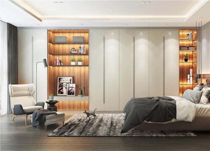 Lacquered Fitted Wardrobe