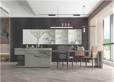 Contemporary Polyester Kitchen Cabinets
