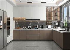 Grain Membrane Kitchen Cabinet