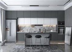 Modern Grey Kitchen Cabinet