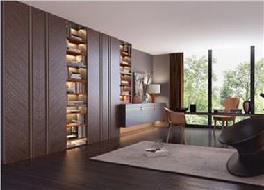 Modern Home Office Cabinetry