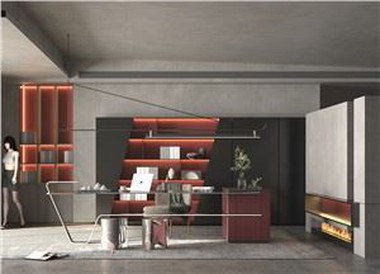 Stylish Home Office Cabinets