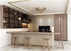 U Shaped Modular Kitchen Cabinets