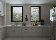 Vinyl Grey Kitchen Cabinets