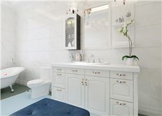 White PVC Bathroom Cabinet