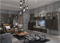 Wood Grain TV Cabinet