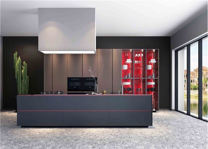 Stylish Minimalist Kitchen Cabinet