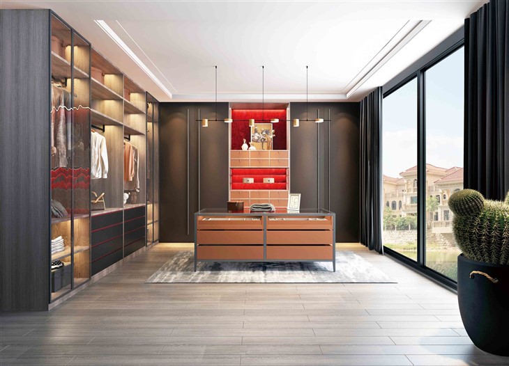 Elegant Luxury Walk In Closet