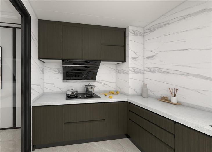 Membrane Covering Kitchen Cabinet wholesale