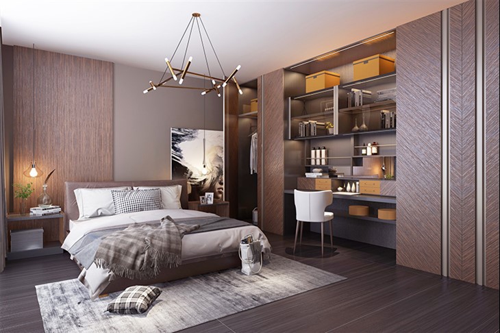 minimalist master bedroom wardrobe