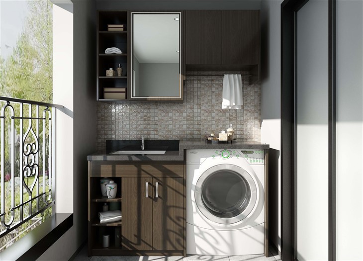Modular Laundry Cabinet