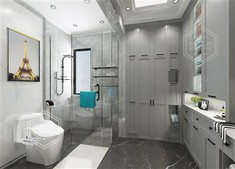 Blue Grey Bathroom Vanity