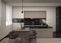 Glossy Small Kitchen Cabinets