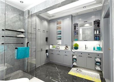 Grey Bathroom Vanity